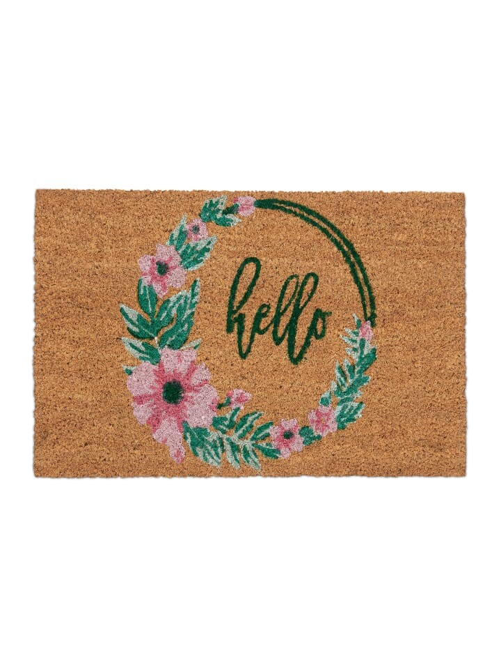 

Коврик relaxdays Hello, цвет mehrfarbig - 60 x 40 cm