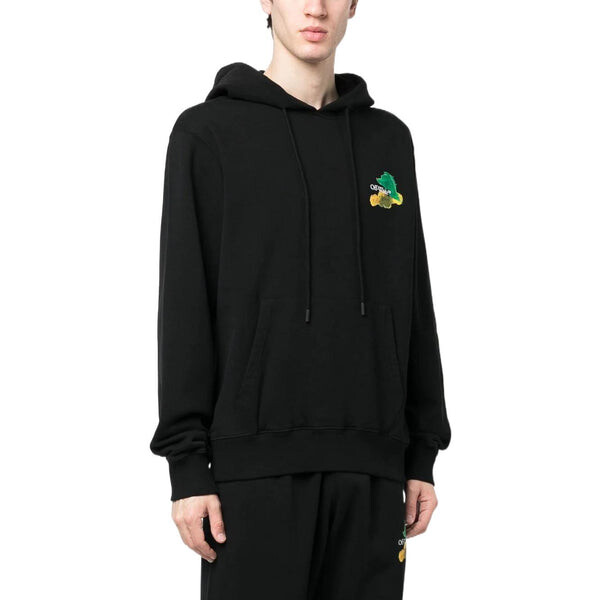 Толстовка brush arrows slim skate hoodie 'black multi-color' Off-White, черный — фото 3