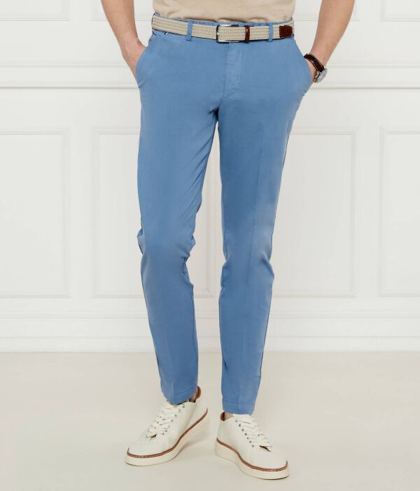 Брюки чинос kaito1 Slim fit Boss, синий — фото 3