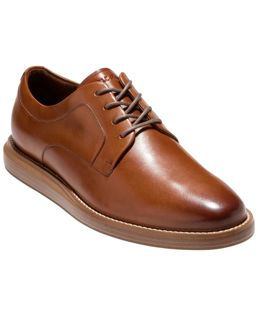 Мужские туфли-оксфорды Grand Neoclassic с закругленным носком Cole Haan, British Tan