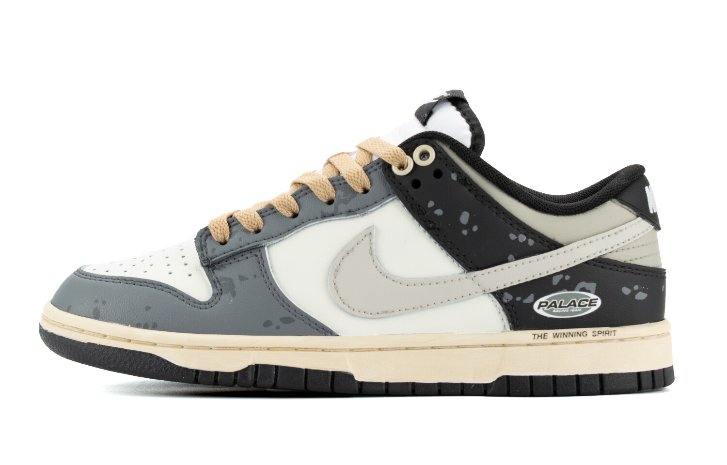 

Кроссовки Nike Dunk Skateboarding Shoes Unisex Low-top Dark Gray, черный/серый