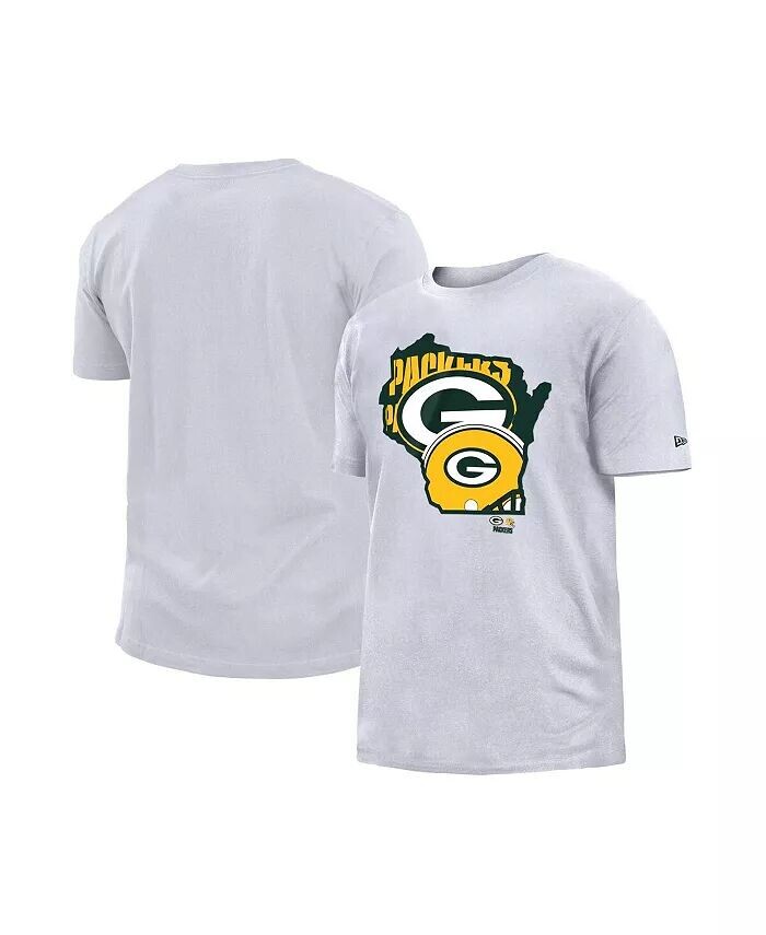 

Мужская белая футболка Green Bay Packers Gameday State New Era