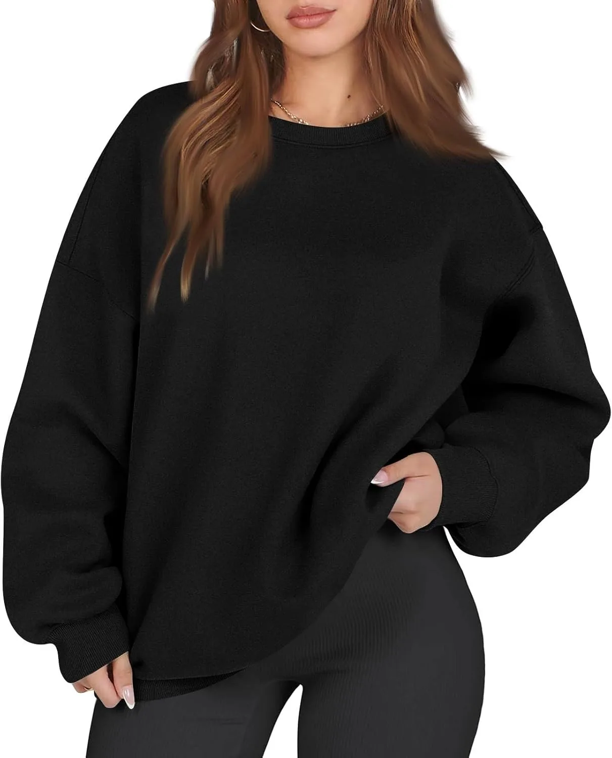 

Толстовка с капюшоном для женщин, оверсайз, с карманами Shusuen