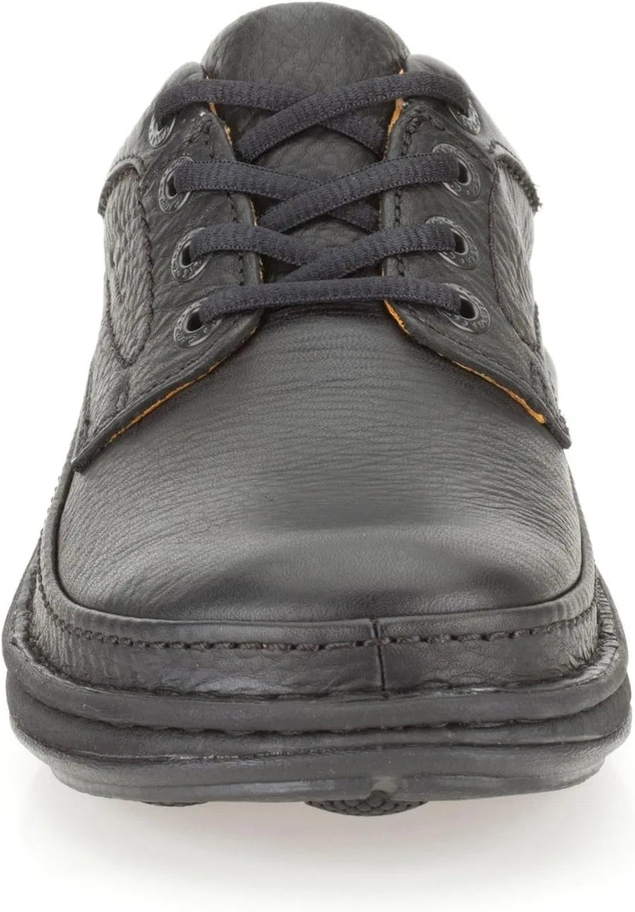 Туфли лоферы Clarks Derby, Black Leather — фото 4