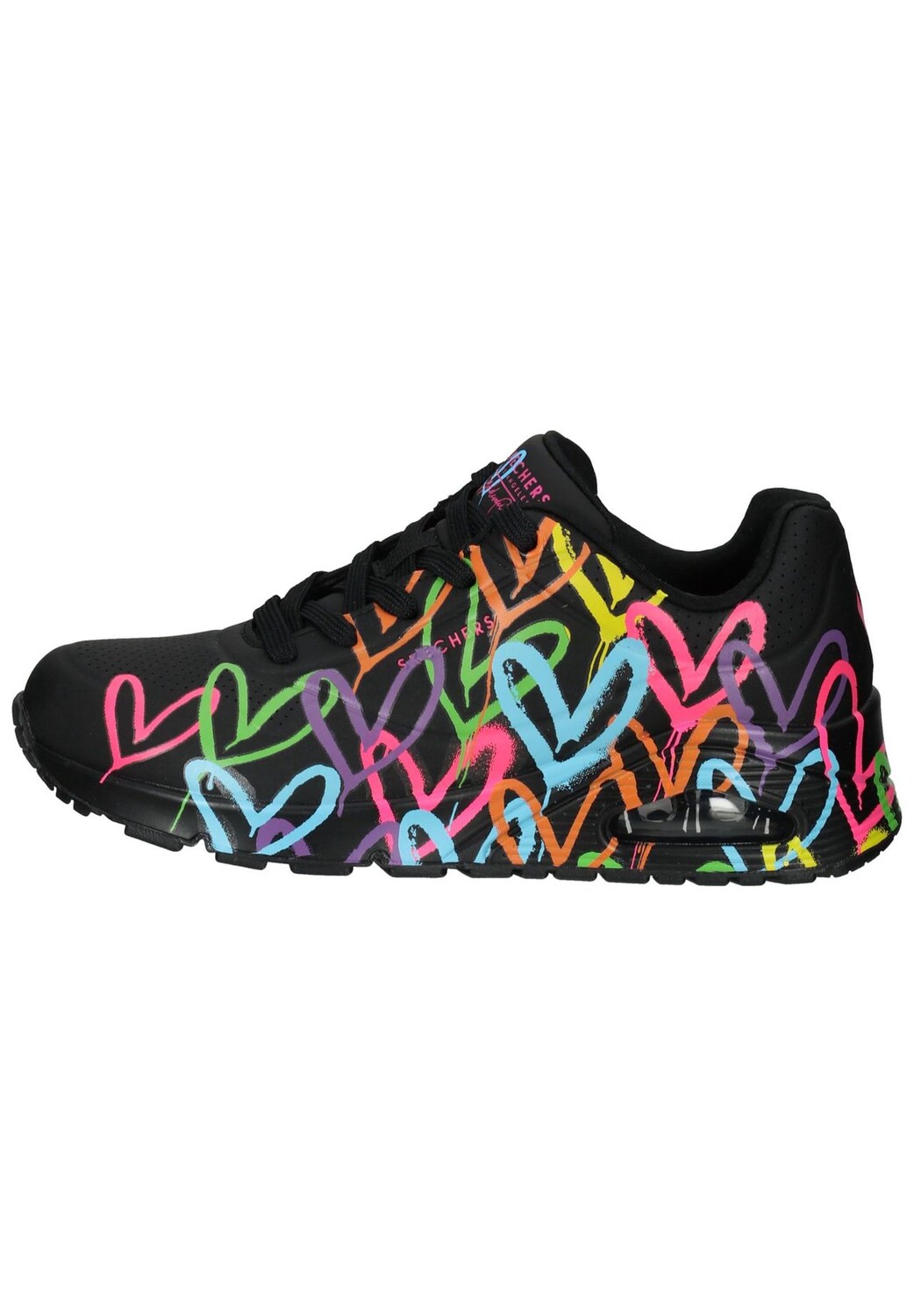 Кроссовки JGoldcrown: Uno - Highlight Love, на воздушной подушке, женские SKECHERS, цвет Bkmt Black And — фото 2