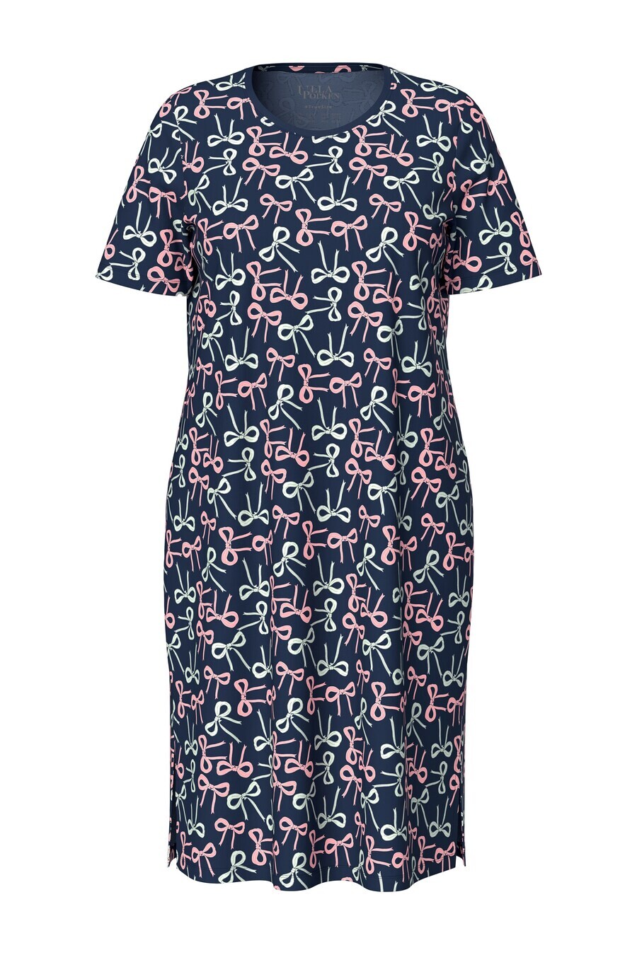 

Ночная рубашка Ulla Popken Nightgown, цвет night blue/pastel blue