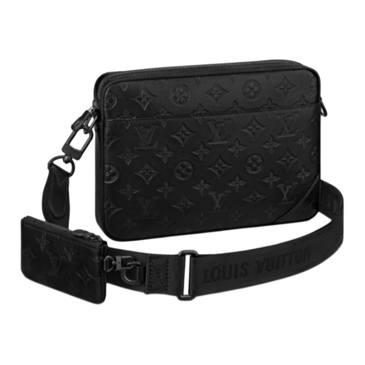 

LOUIS VUITTON Чёрный дуэт мессенджер