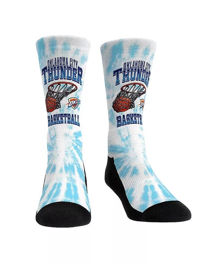 

Мужские и женские носки Oklahoma City Thunder в винтажном стиле Hoop Crew Socks Rock 'Em