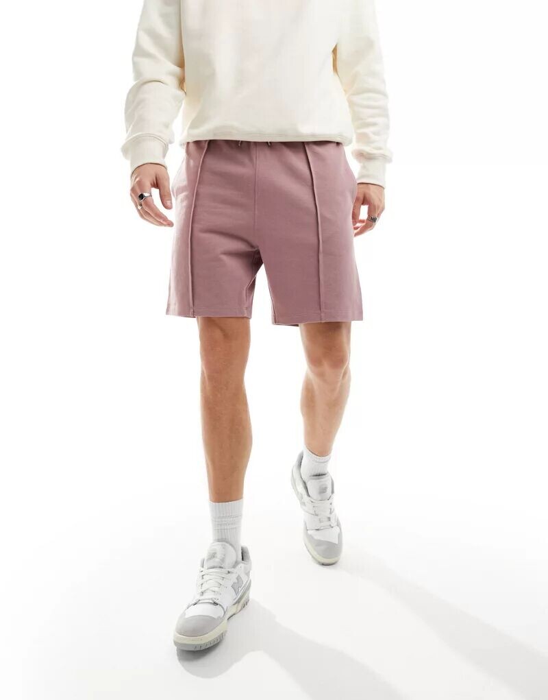 

ASOS – фиолетовые приталенные шорты из пике