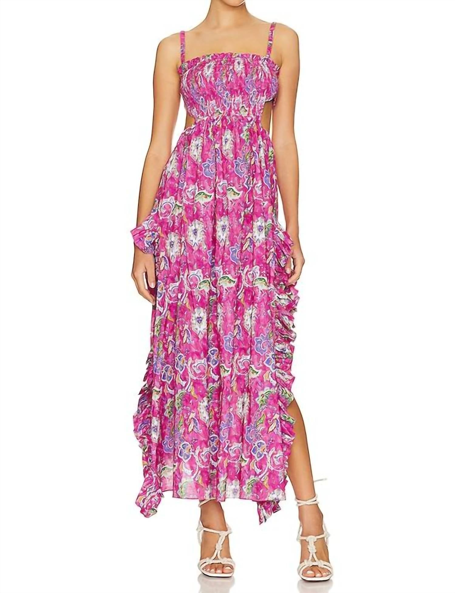 

Платье Margo Gown в розовом цвете Caroline Constas