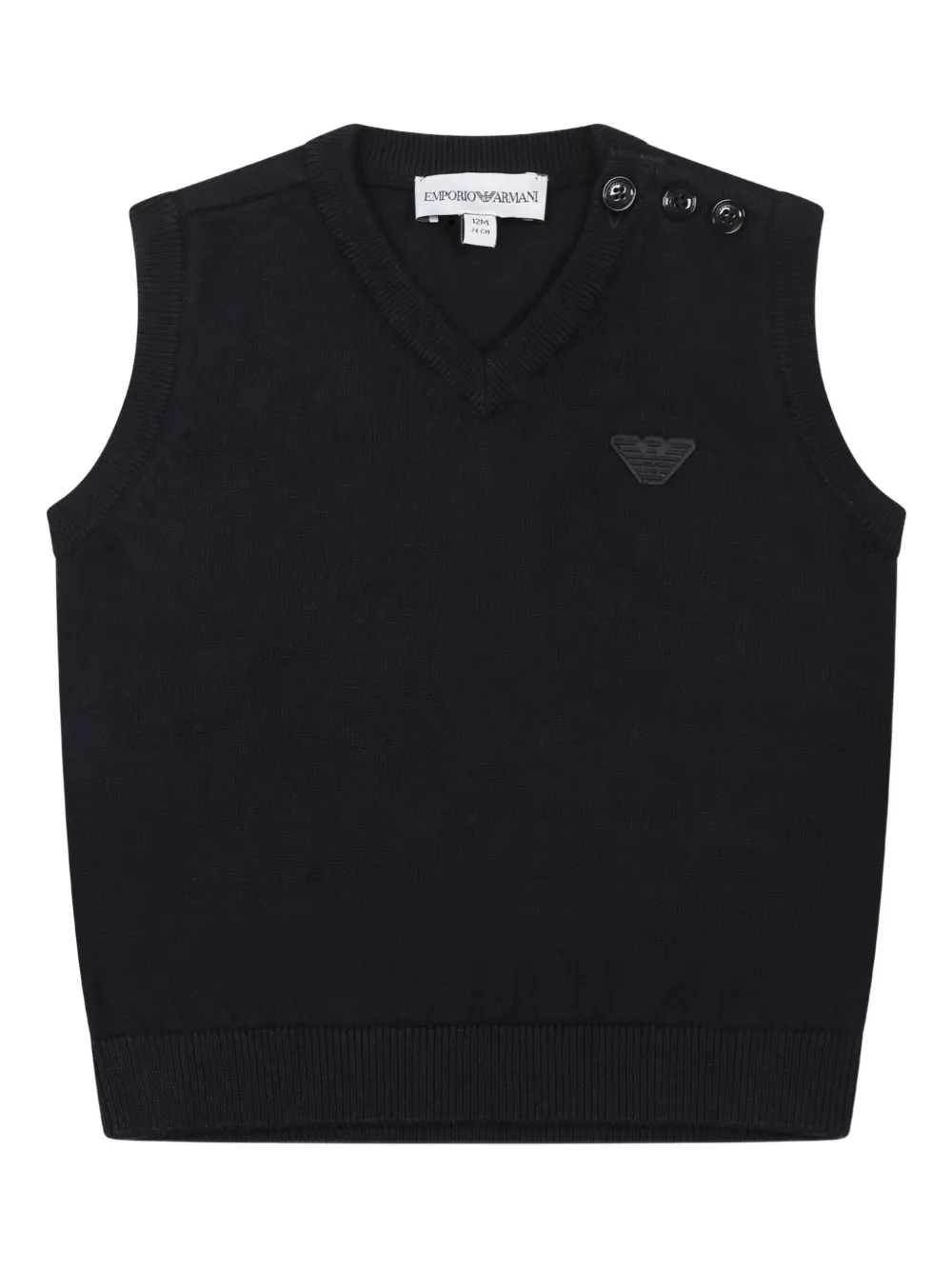 

Джемпер без рукавов Emporio Armani Kids, синий