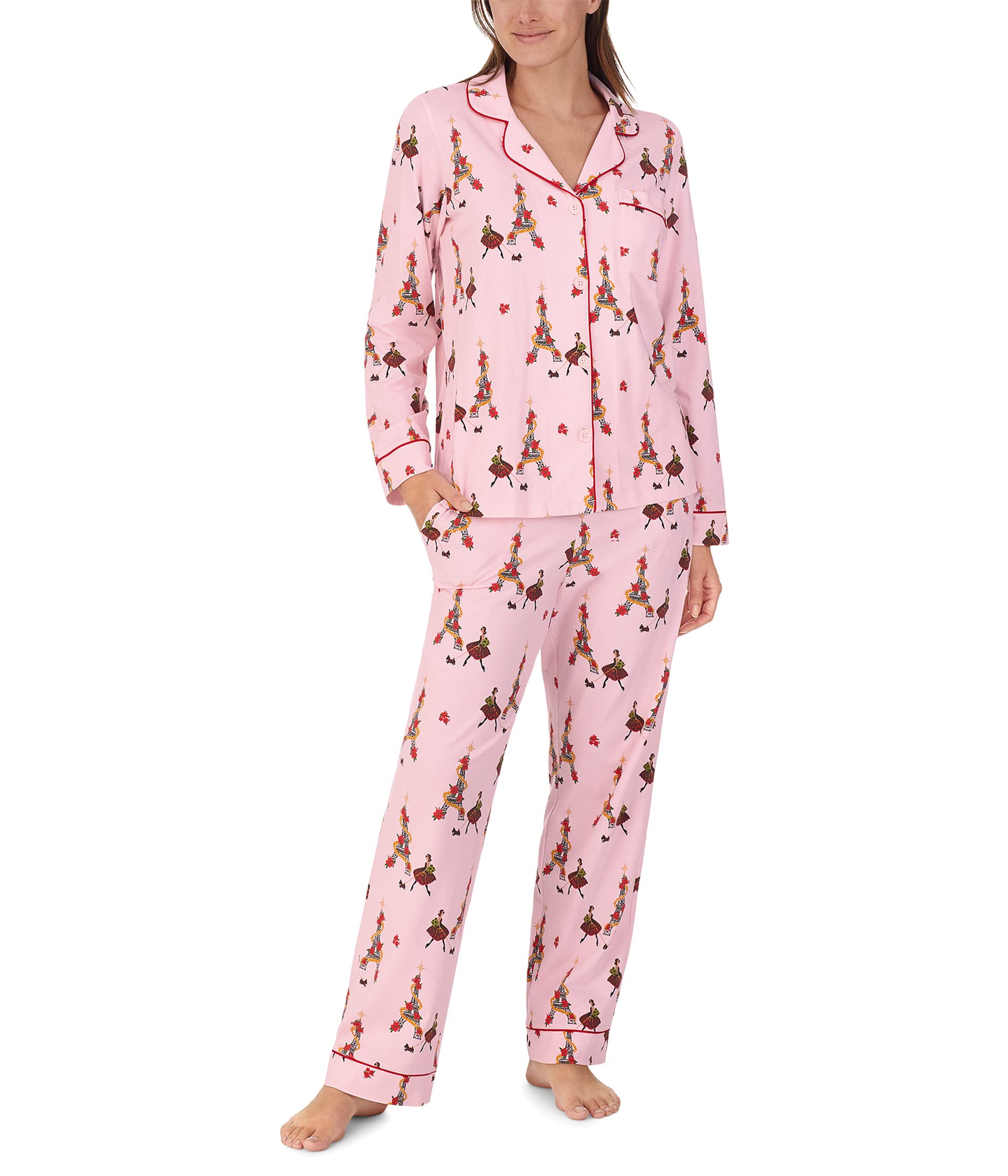 

Пижама Bedhead PJs Organic Cotton Long Sleeve Classic Pj Set, Christmas Chic
