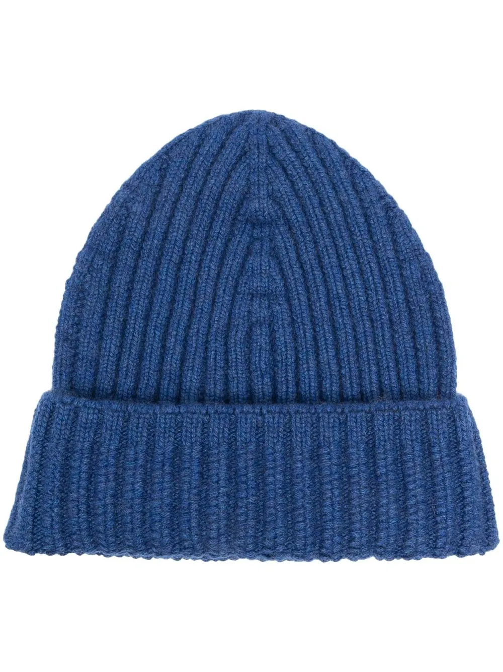 

Кашемировая шапка бини в рубчик Barrie, синий