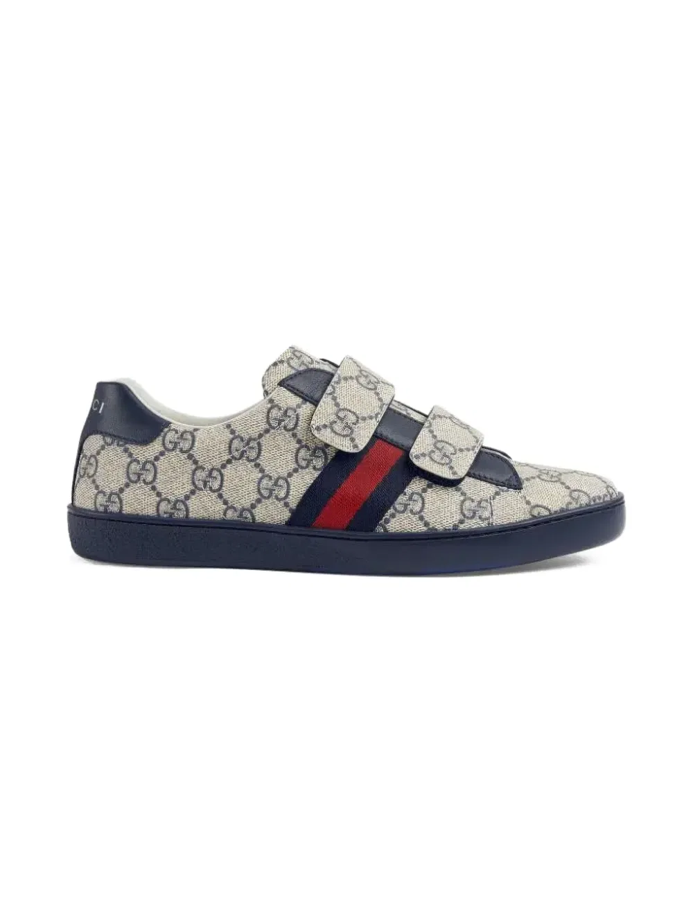 Кроссовки Ace gg с принтом Supreme Gucci Kids, нейтральный — фото 2