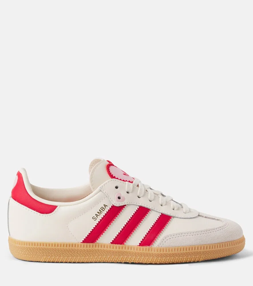 Кроссовки Samba OG с замшевой отделкой Adidas Originals Kids, белый — фото 3