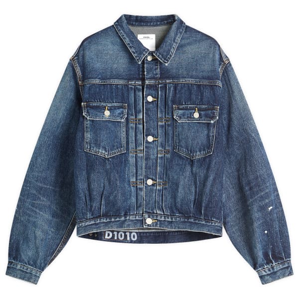 

Ss 101x поврежденная куртка 1010 Visvim, синий