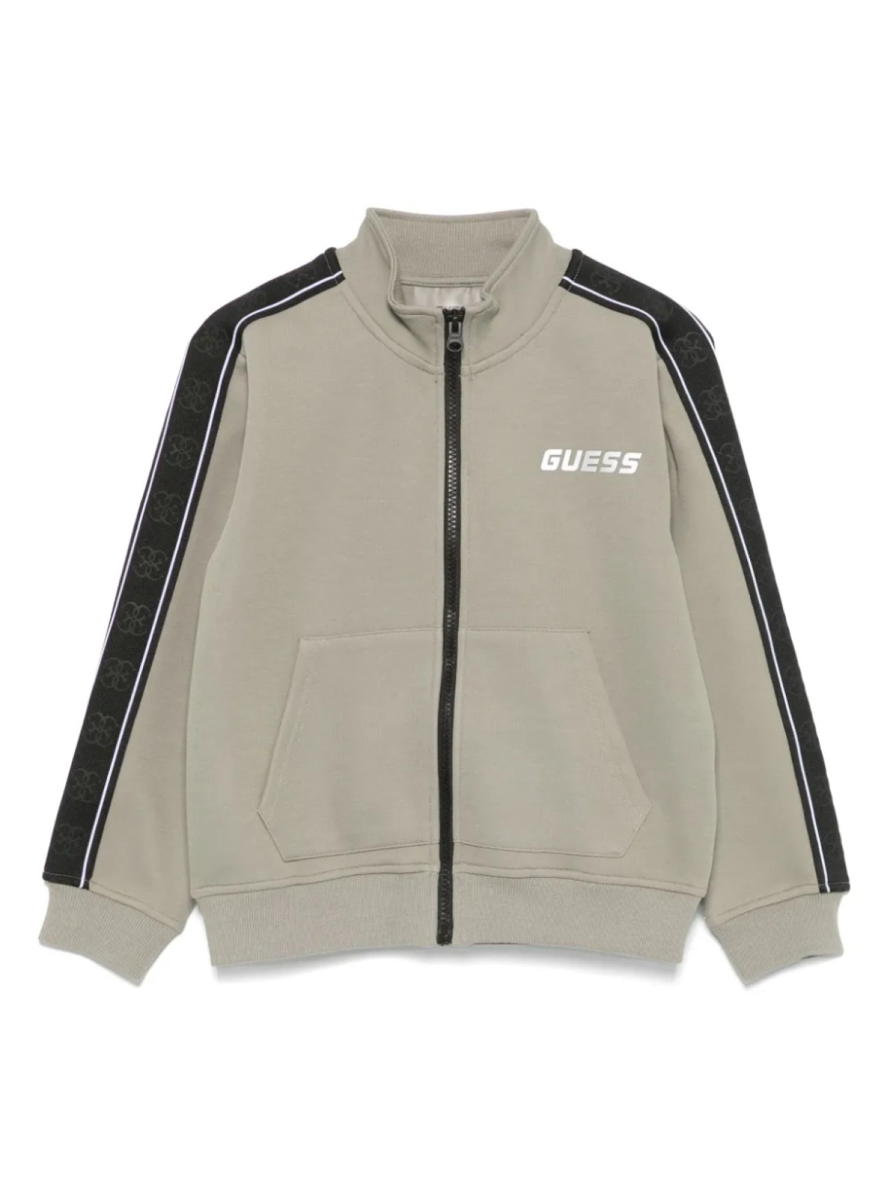 

Спортивная куртка с рельефным логотипом guess kids, зеленый