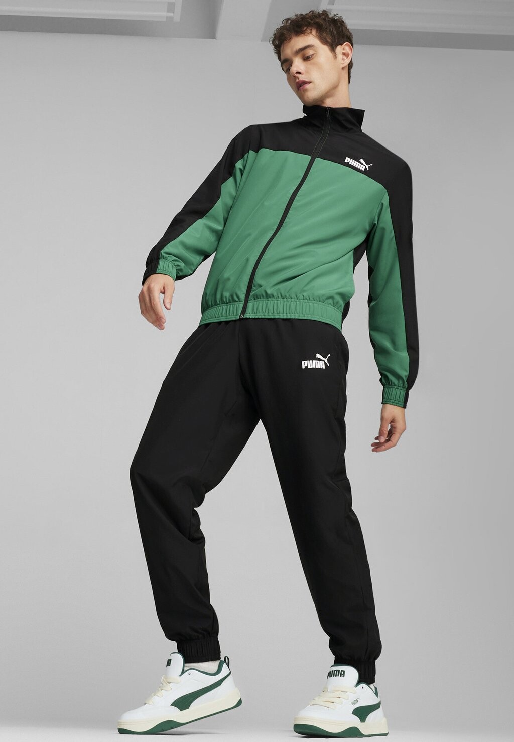 

Спортивный костюм SET Puma, цвет archive green
