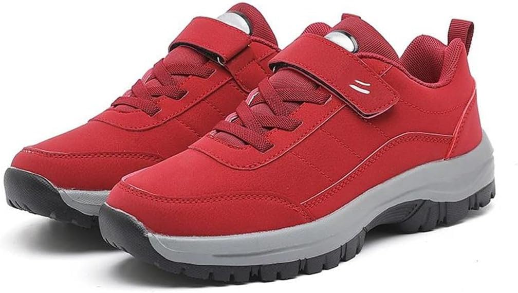 

Мужские походные кроссовки для улицы с противоскользящей подошвой и дышащим комфортом Generic, красный