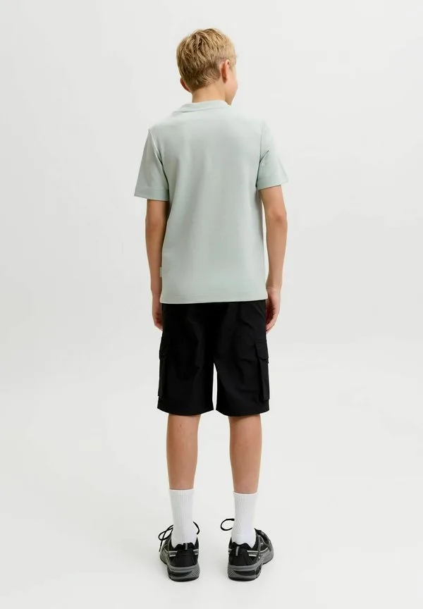 Футболка, футболка для подростков, футболка с принтом Jack & Jones Junior, Aqua Gray — фото 3
