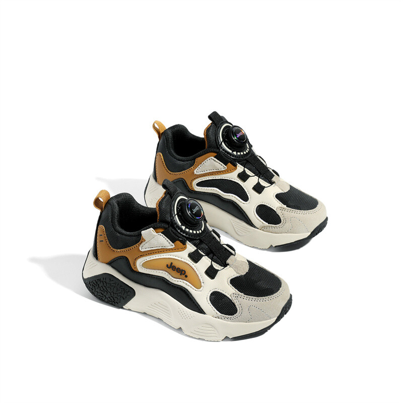 Кроссовки Jeep Kids Lifestyle Shoes Kids Low-top Brown, черный/коричневый — фото 3