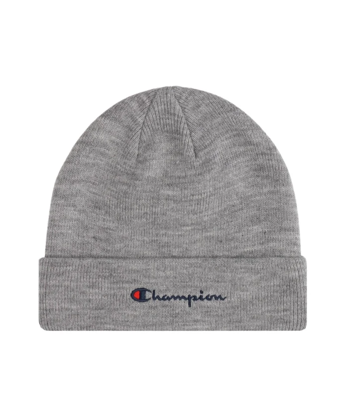 

Классическая шапка-бини с логотипом, унисекс. Champion, серый