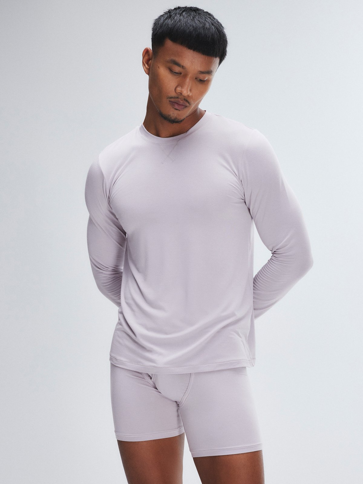 

Топ для сна Savage X Fenty Homme Base Long Sleeve, цвет Still Grey