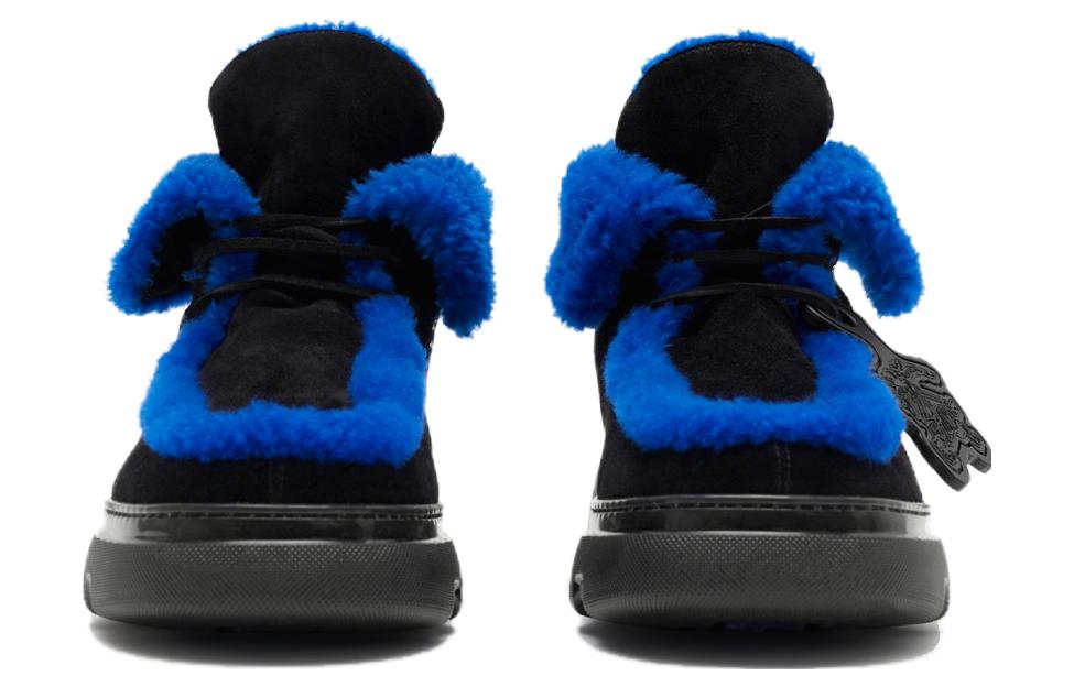 

Крипер Кеды Высокие Повседневные Мужские Черный Burberry