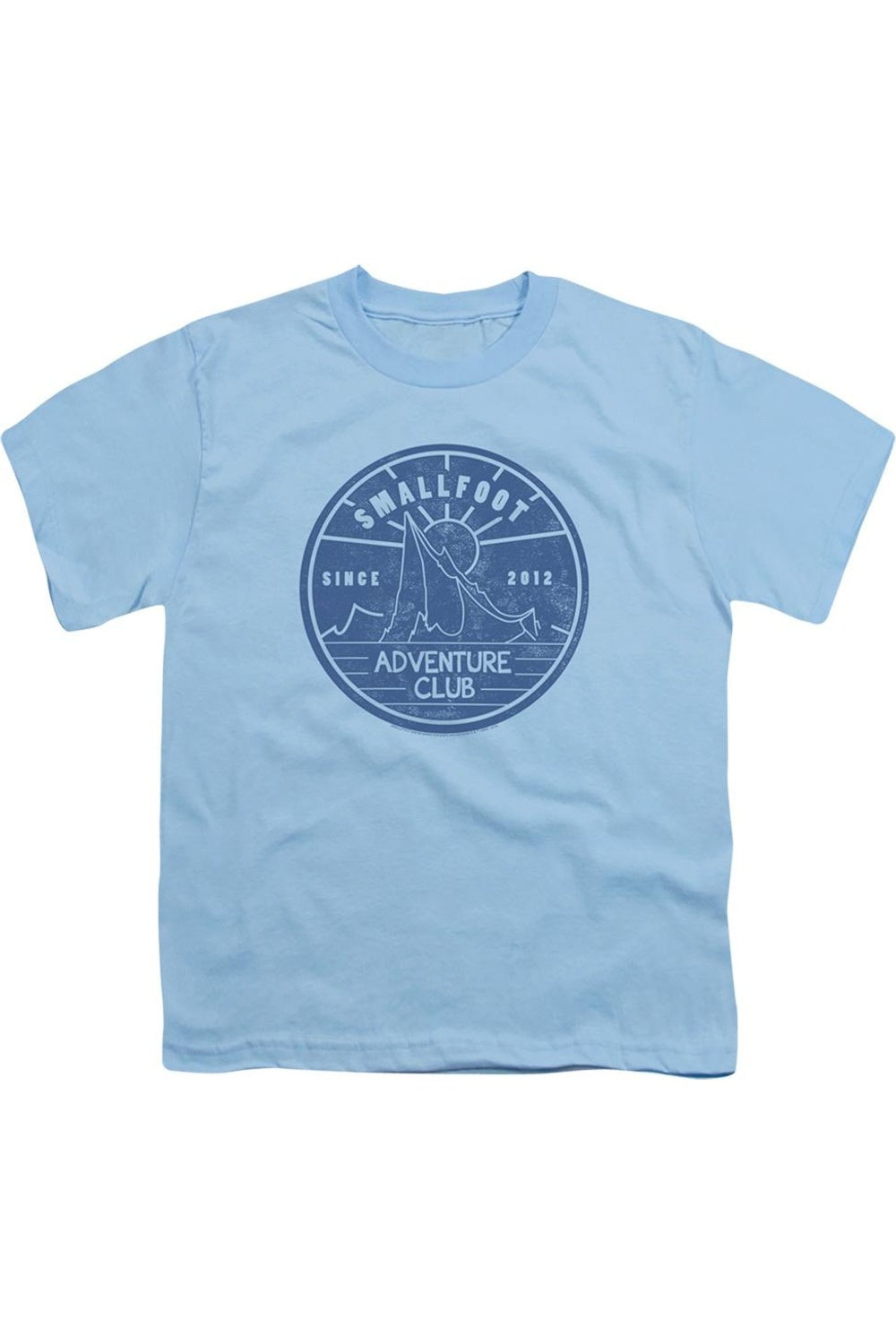 

Футболка с коротким рукавом Smallfoot Adventure Club для детей Gildan, светло-голубой