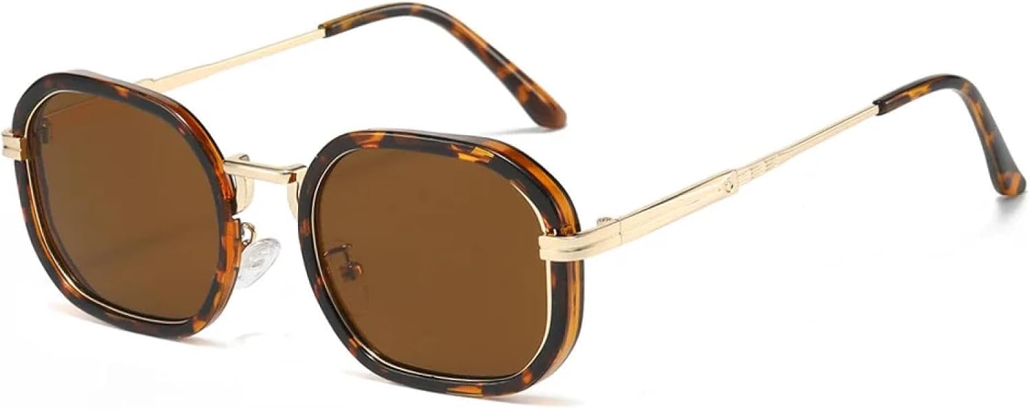 

Солнцезащитные очки с защитой от УФ-излучения UV400 | Металлические градиентные линзы | Для женщин и мужчин | Для занятий спортом на открытом воздухе и вождения DSVIGF, Leopard