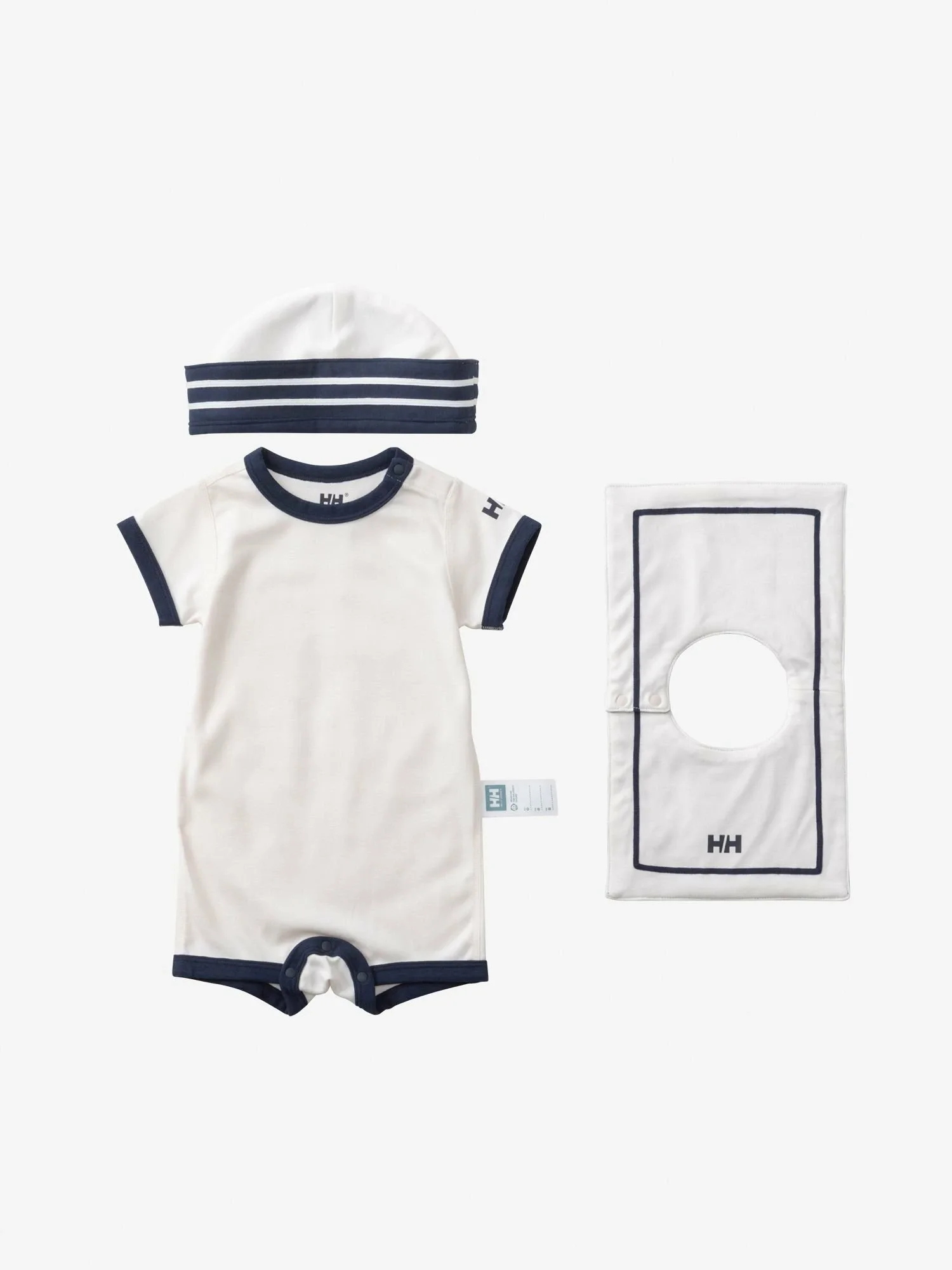 Мой первый детский комбинезончик HH Marine Romper Set Helly Hansen, ivory