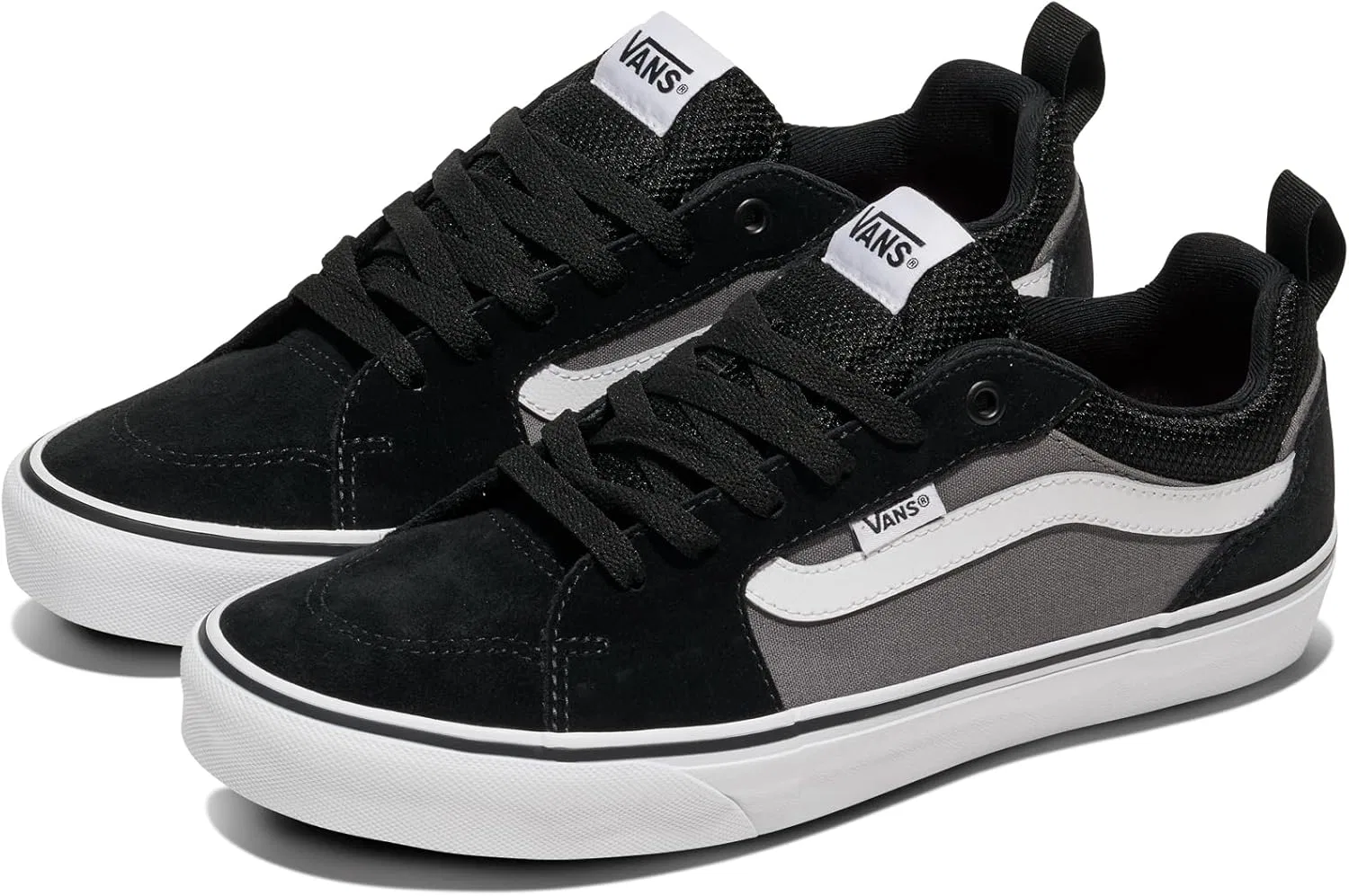 Кроссовки Vans U Authentic LO Pro Pewter Tru, унисекс для взрослых, Black Suede Canvas Black Pewter T2J — фото 2