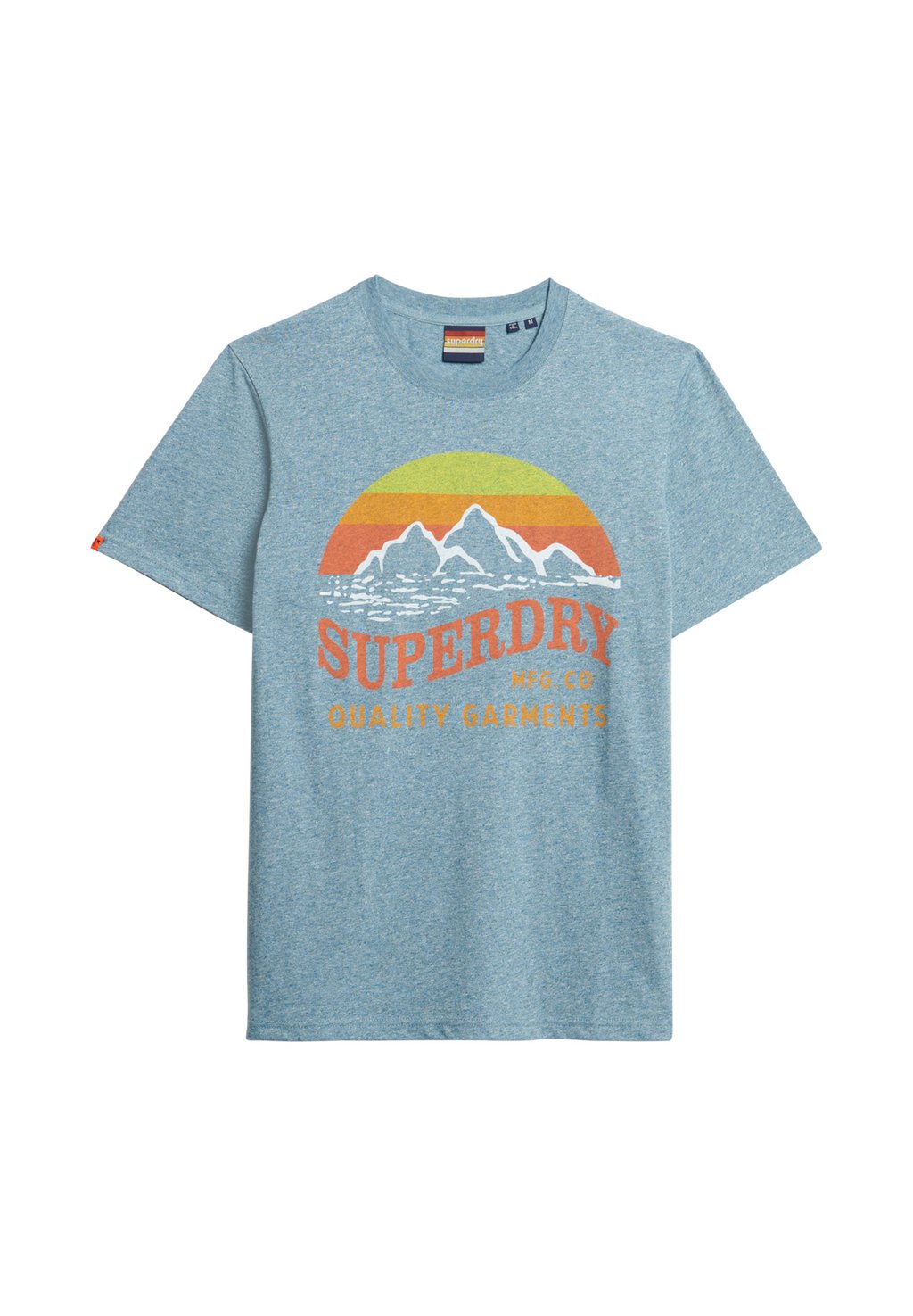 Футболка с принтом CLASSIC GREAT Superdry, синий — фото 4