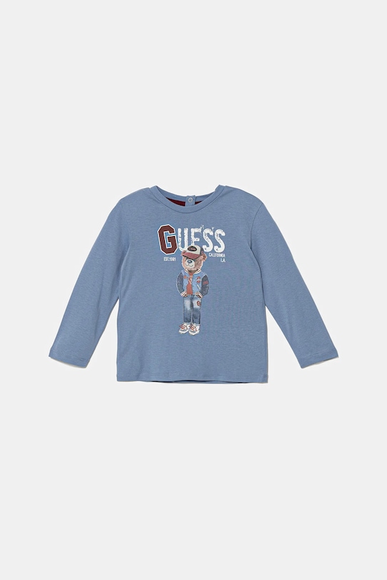 

Детская хлопковая водолазка Guess, синий