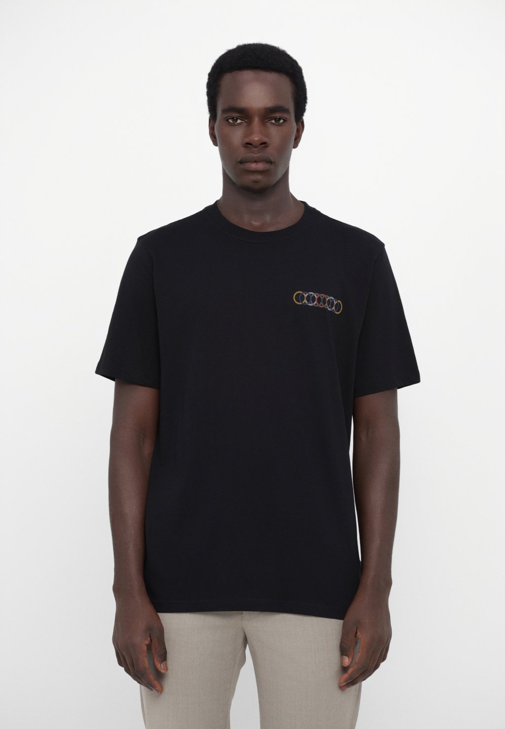 

Футболка с принтом MULTI CIRCLES PS Paul Smith, черный