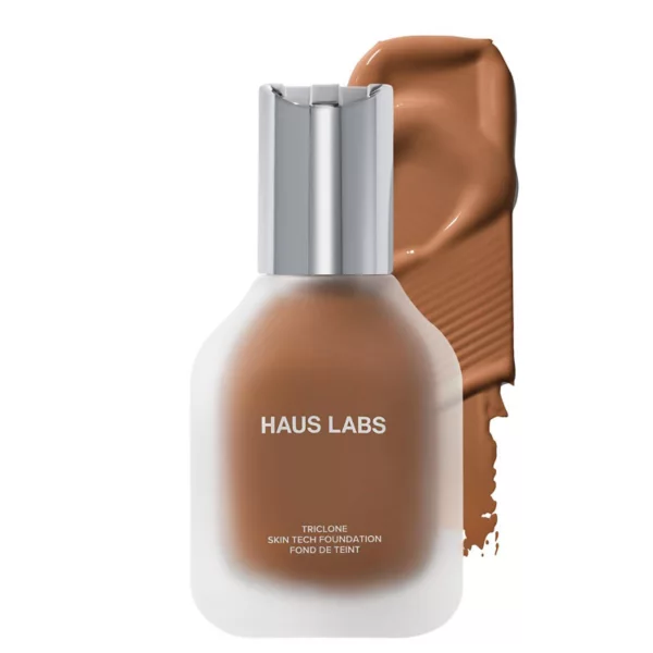 

Triclone skin tech тональная основа средней степени покрытия с ферментированной арникой Haus Labs By Lady Gaga, цвет 415 medium deep cool