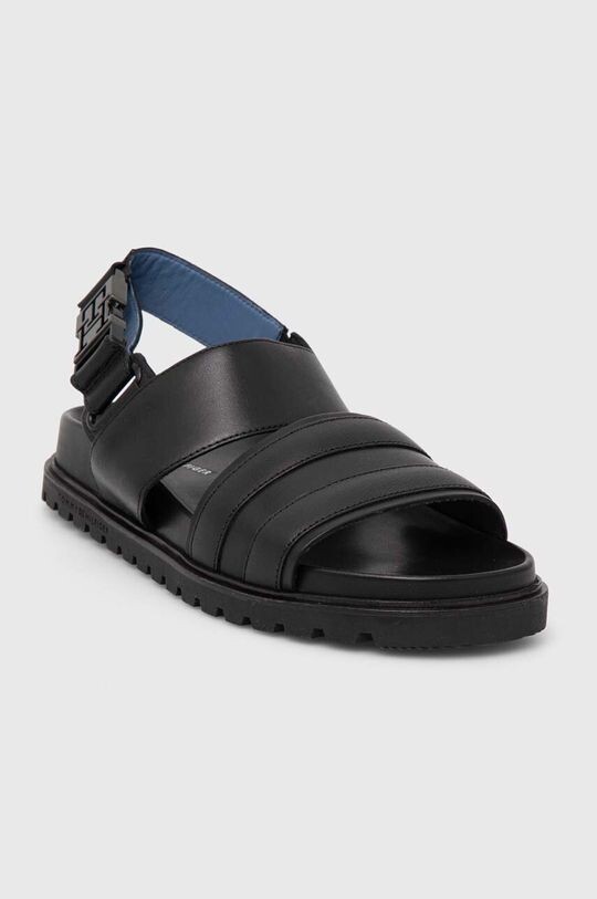 

Кожаные сандалии Elevated Th Buckle Lth Sandal Tommy Hilfiger, черный, Серый, Кожаные сандалии Elevated Th Buckle Lth Sandal Tommy Hilfiger, черный