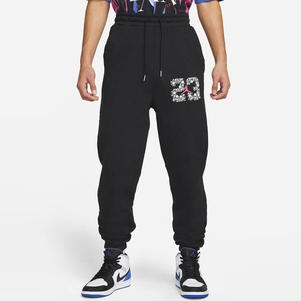Спортивные штаны Men's Air Jordan 23 Fleece Alphabet Printing Sports Pants/Trousers/Joggers Black, черный — фото 3