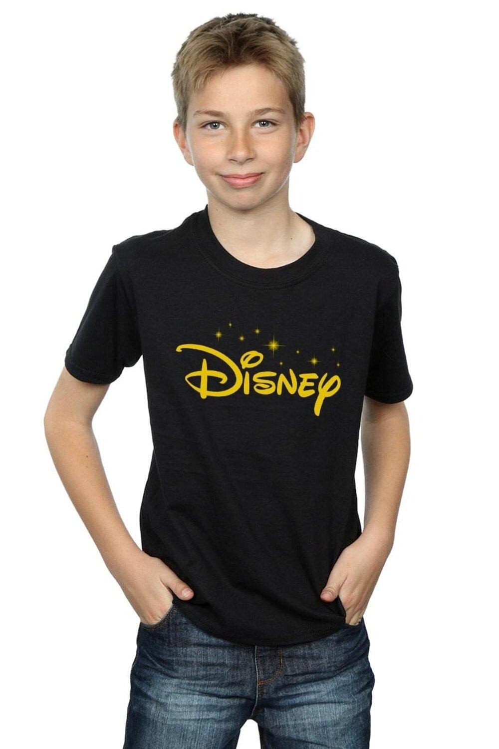 

Футболка с логотипом и звездами Disney, черный