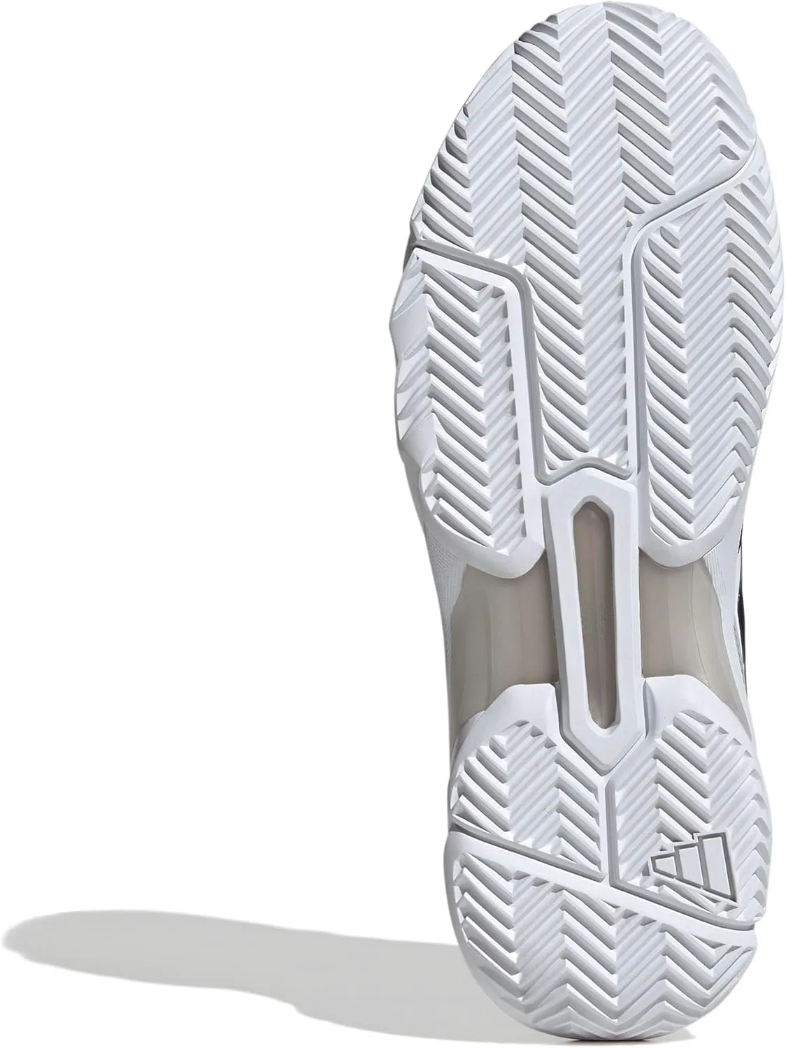 Мужские теннисные кроссовки Adidas Courtjam Control 3, белый/черный/серый — фото 4
