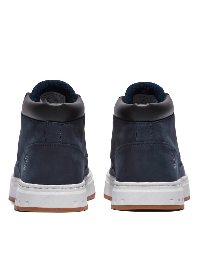 Мужские ботинки Timberland Maple Grove из нубука на шнуровке, темно-синий — фото 3