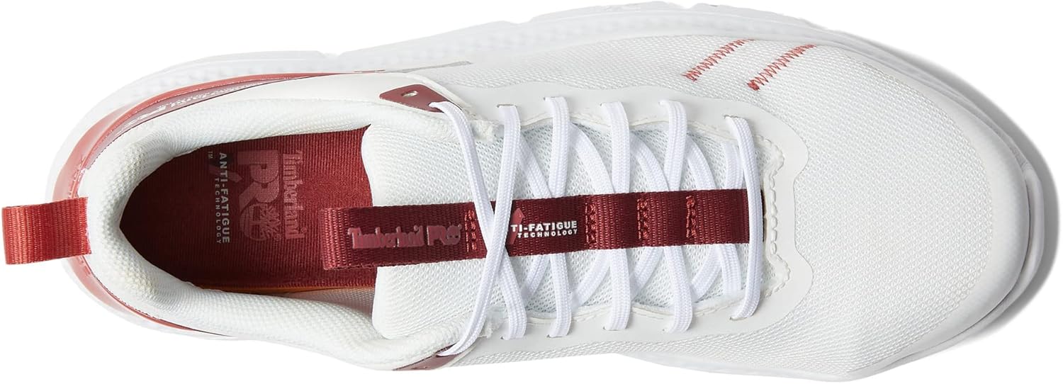 Timberland PRO мужские ботинки Setra с композитным защитным носком, Cream/Cranberry — фото 2