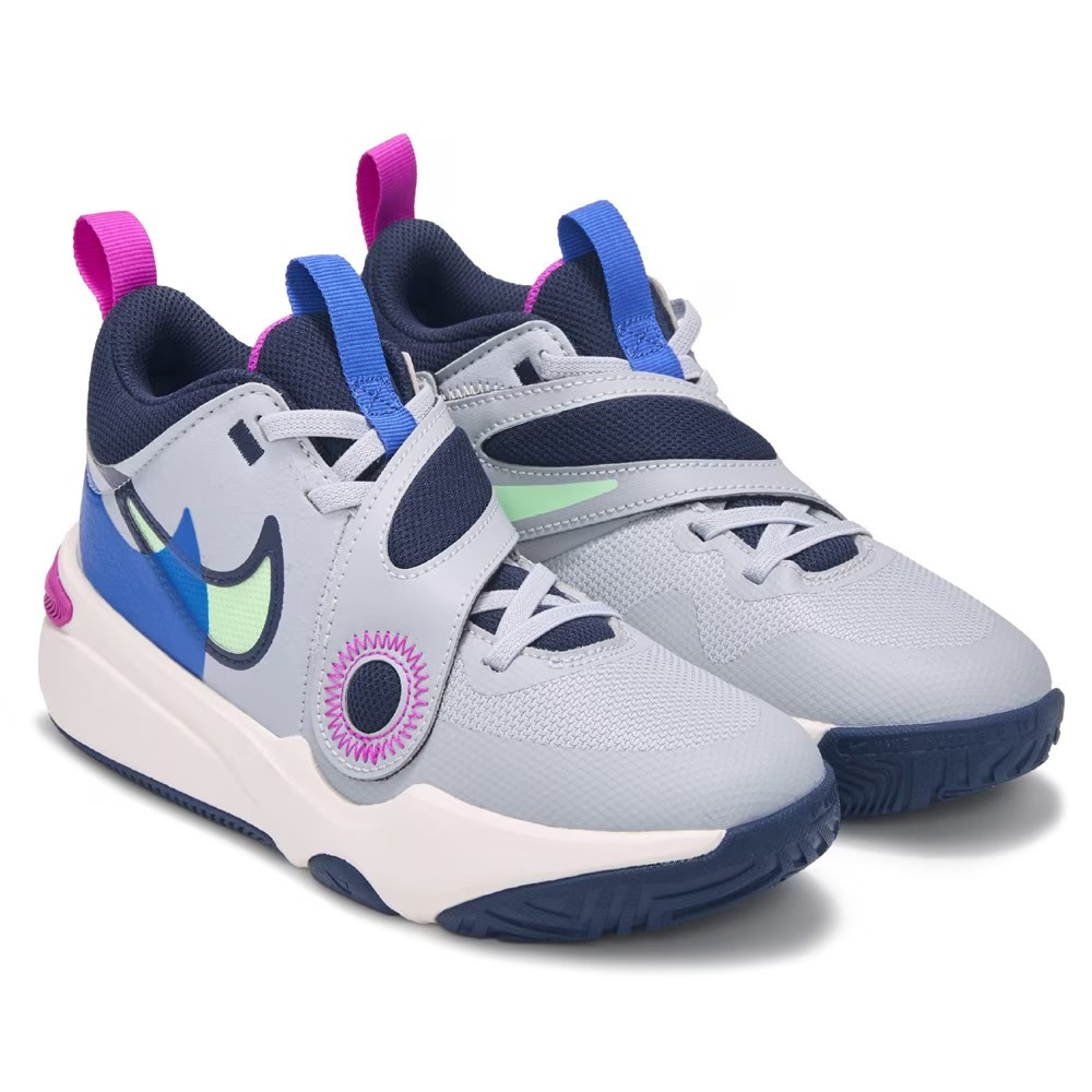 

Баскетбольные кроссовки Hustle 11 big kid Nike, серый