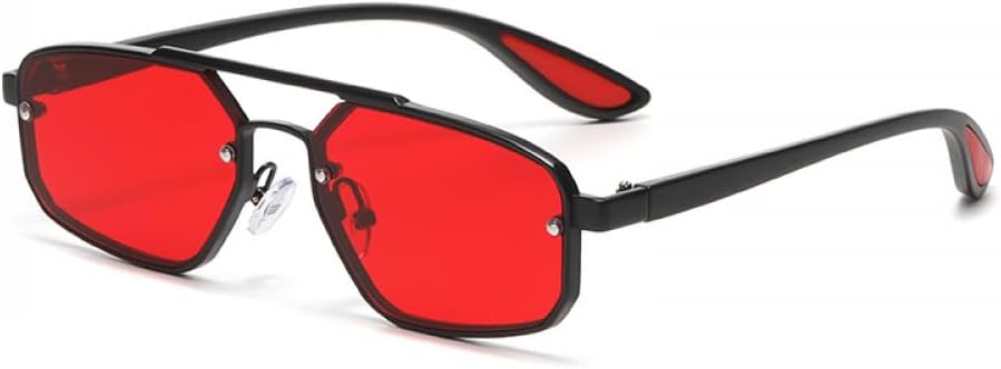 

Солнцезащитные очки в металлической оправе с защитой от УФ-излучения UV400 и синего света, классический дизайн унисекс, идеально подходят для путешествий и вождения GDKPJDT, 5