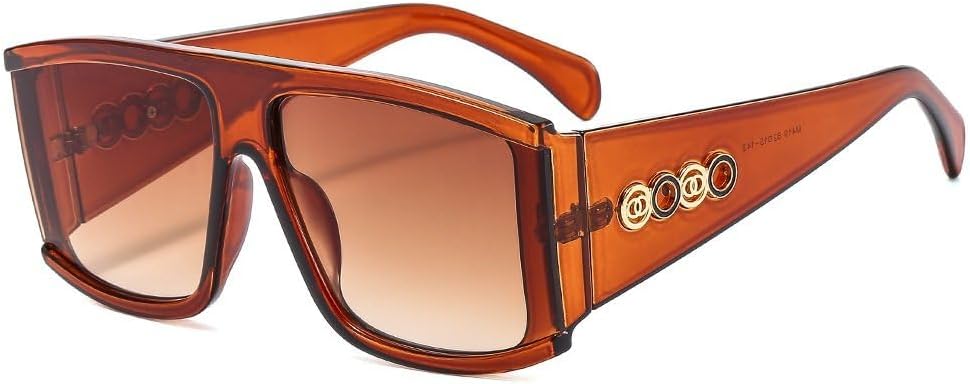 

Ретро-солнцезащитные очки 2027 года для женщин, модные очки, женские солнцезащитные очки с защитой от УФ-излучения UV400, трендовые солнцезащитные очки для мужчин MTZJH, Tea