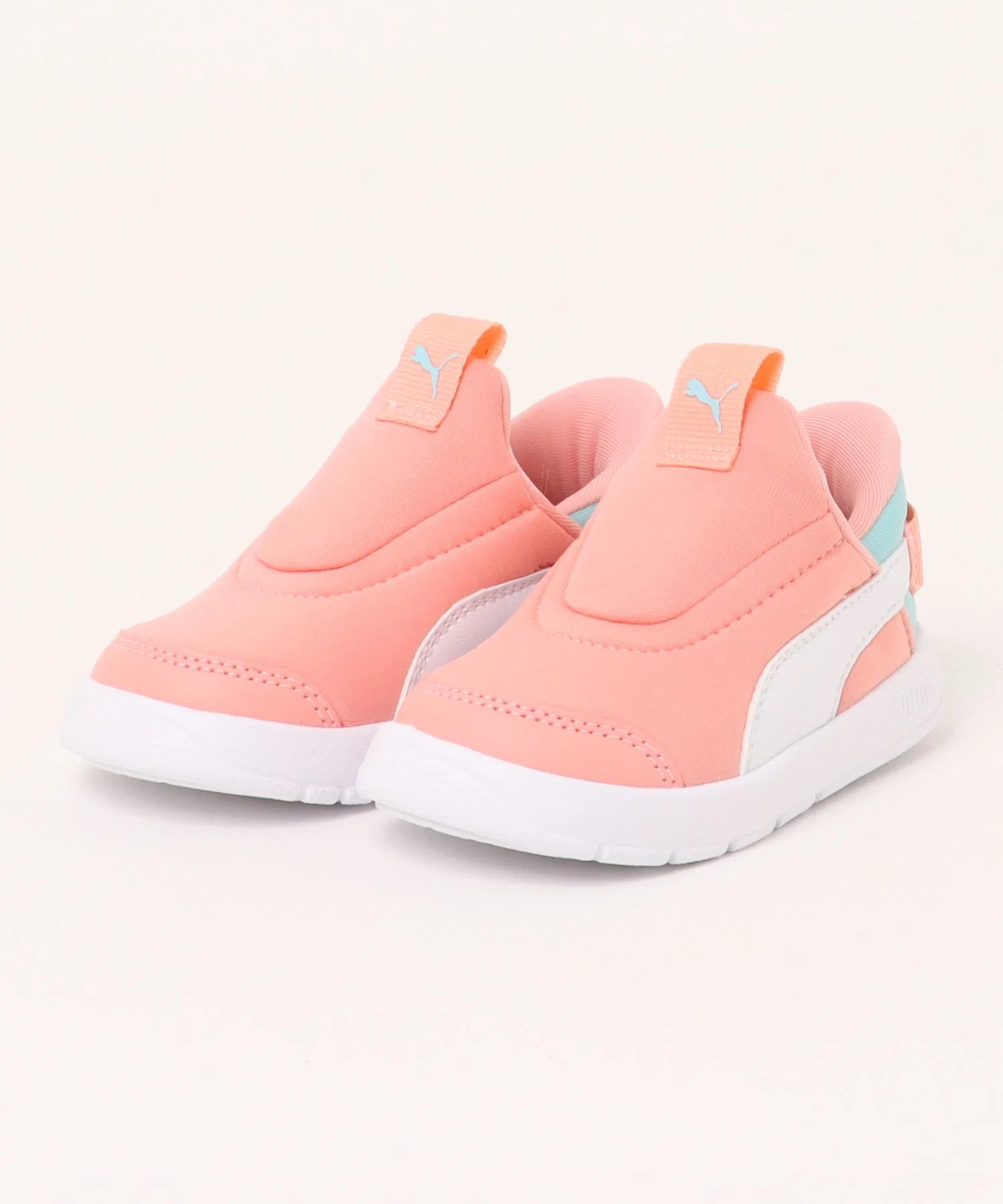 Детские кроссовки PUMA Courtflex v3 Ease In розовые