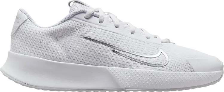 Кроссовки Wmns NikeCourt Vapor Lite 2 HC 'White Metallic Silver', белый