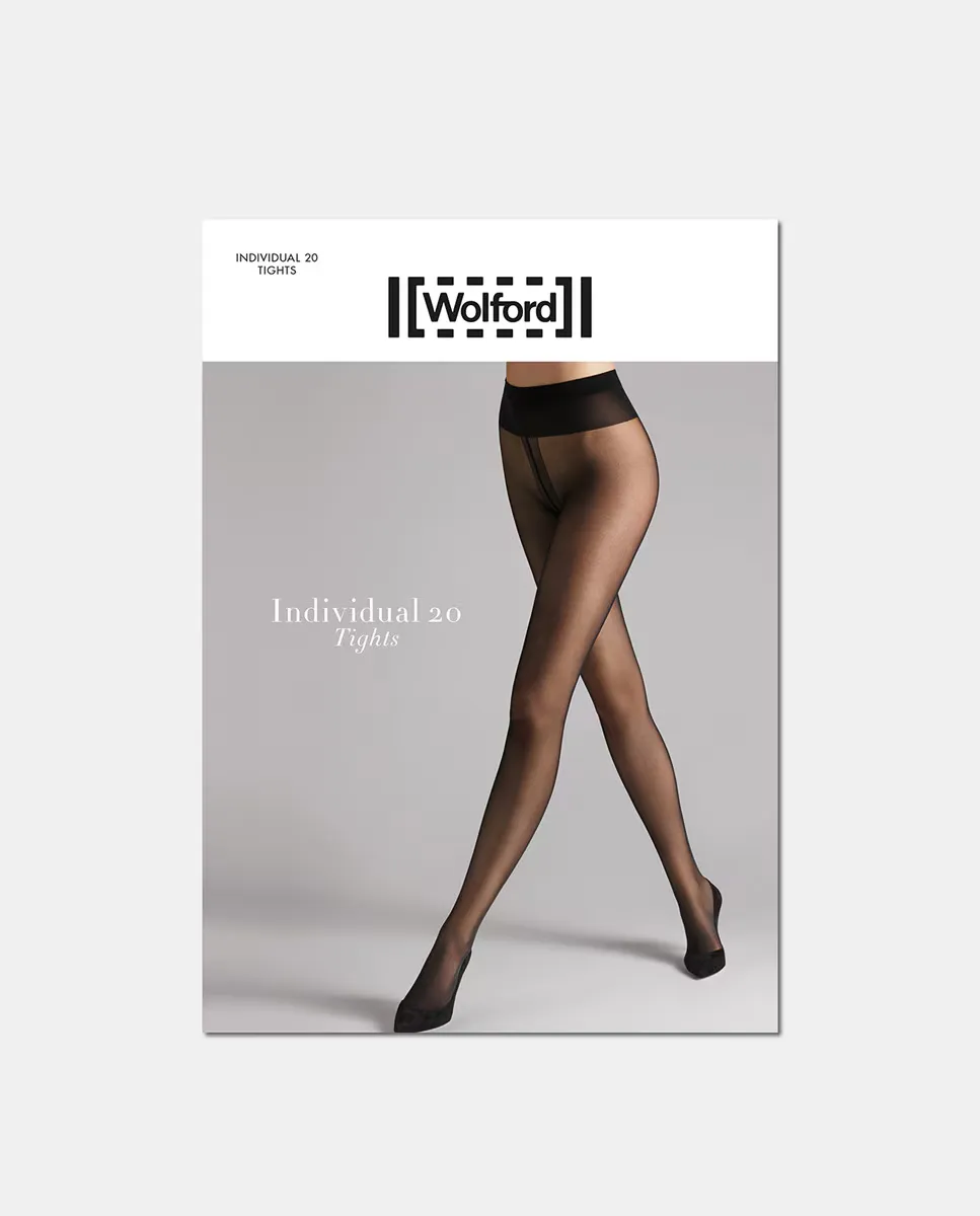 

Прозрачные трусики Wolford плотностью 20 ден, черный
