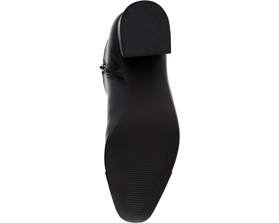 Ботинки женские Steve Madden Eiffel кожаные с контрастным мыском, черный — фото 3