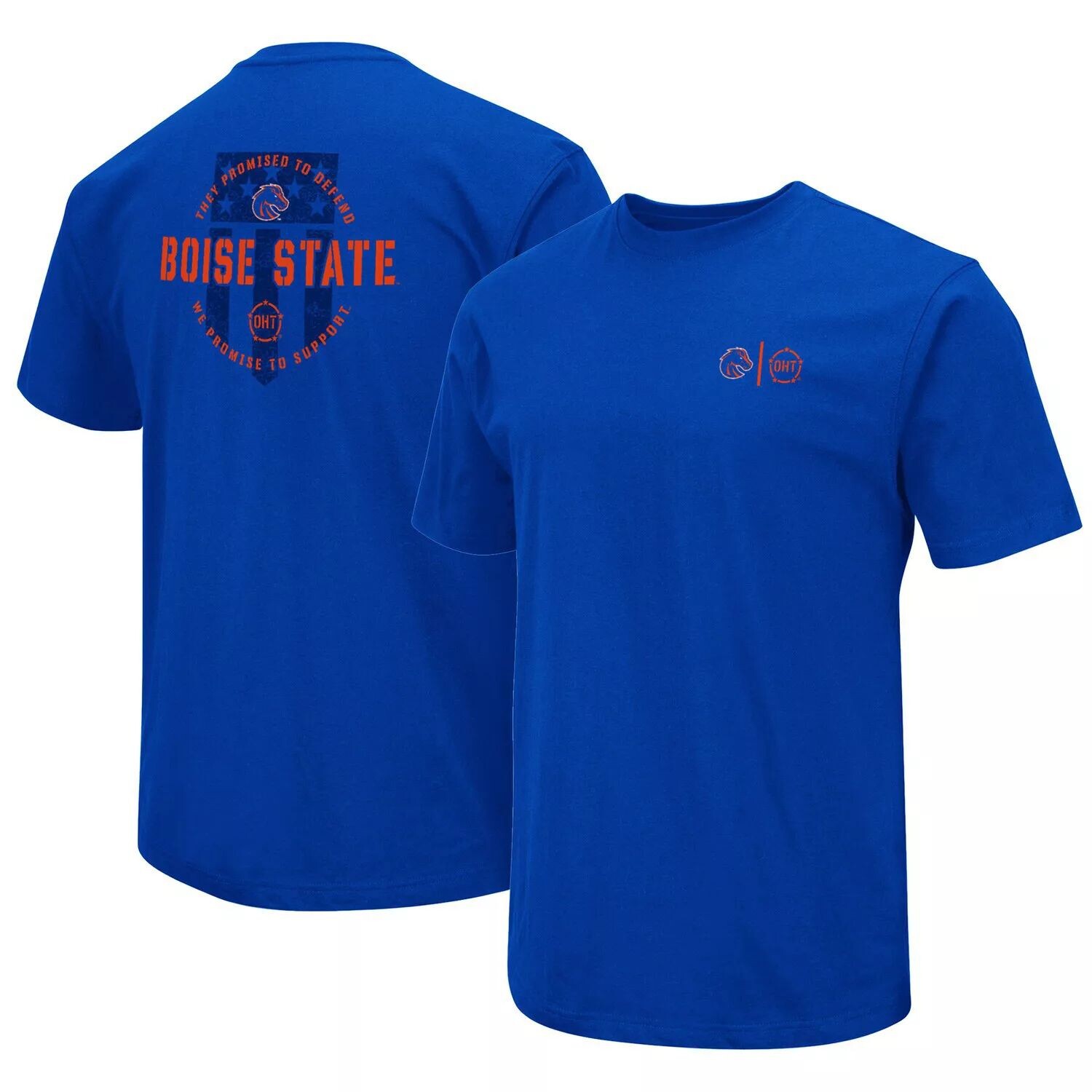 

Мужская футболка Royal Boise State Broncos OHT Military Appreciation Colosseum